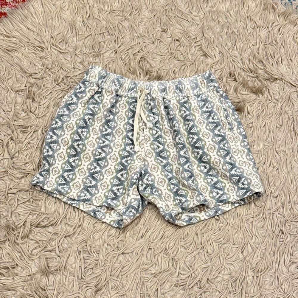 Zara woven Aztec print shorts size small